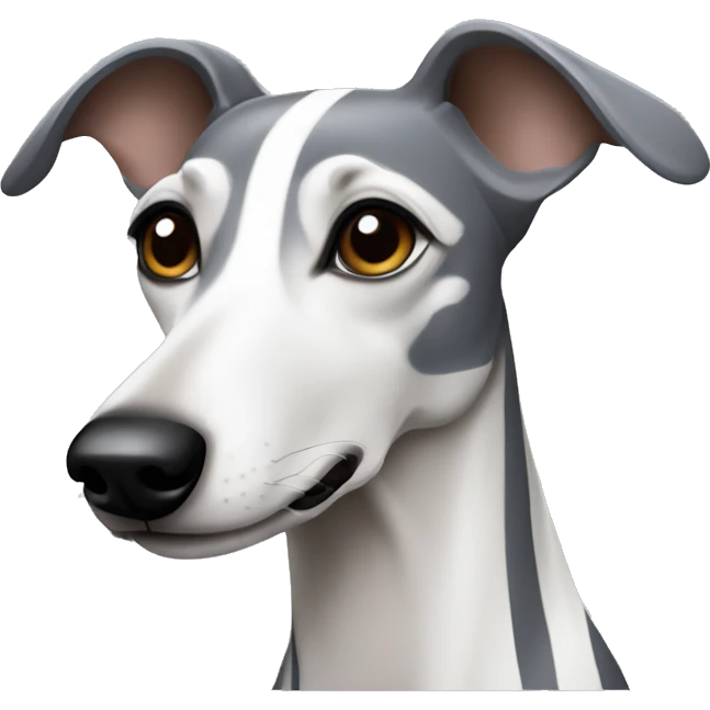 Striped whippet  emoji