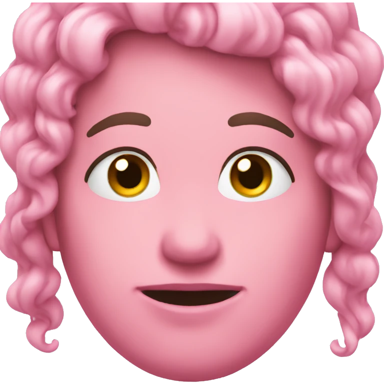pink face emoji