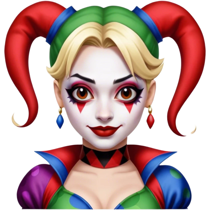 Harley Quinn Jester Suit emoji