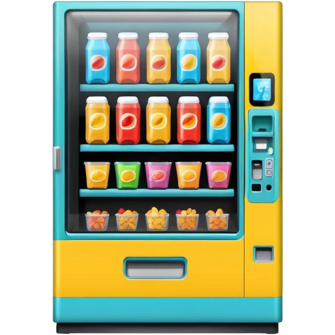 vending food machine emoji