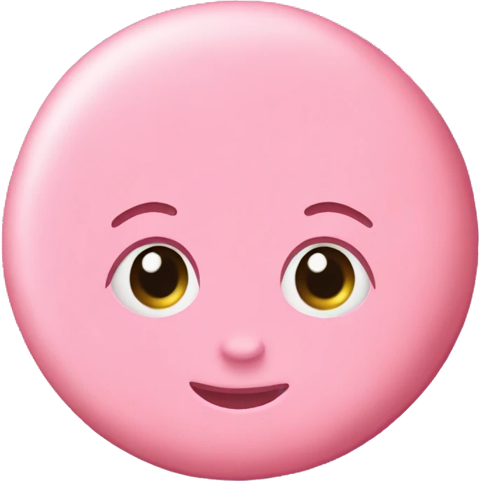 Baby pink macaron  emoji