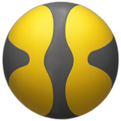 yellow yoga ball  emoji