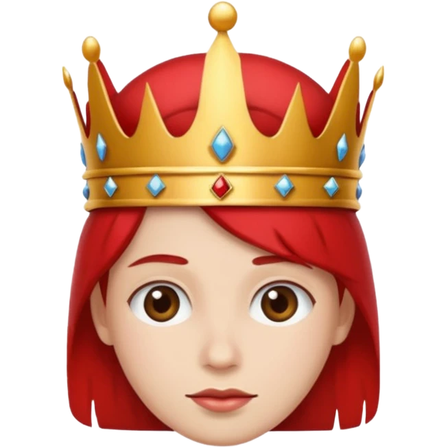 RED Crown King emoji