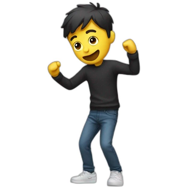 emoji homme qui dab emoji