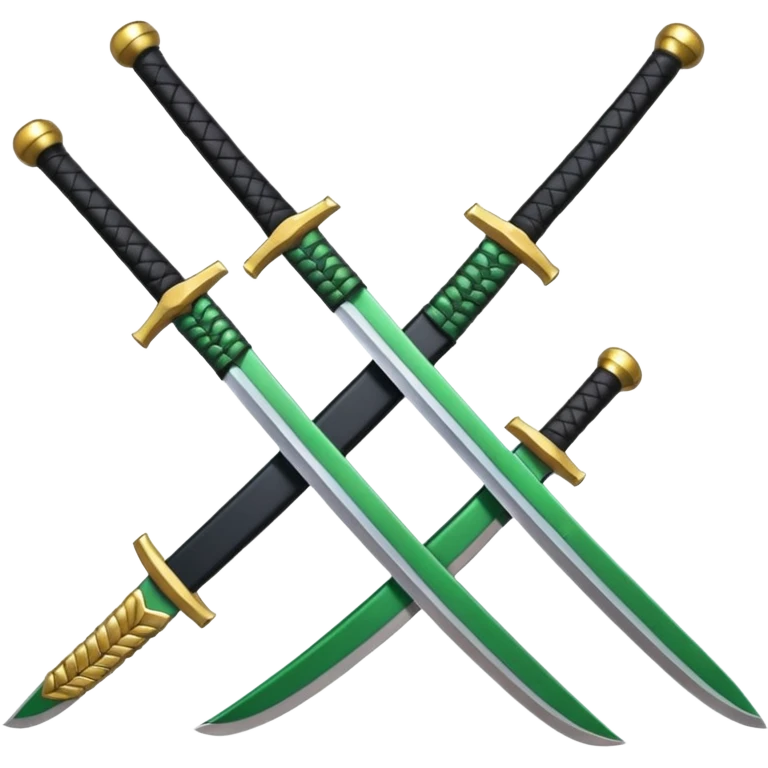 Las tres katanas de roronoa zoro emoji