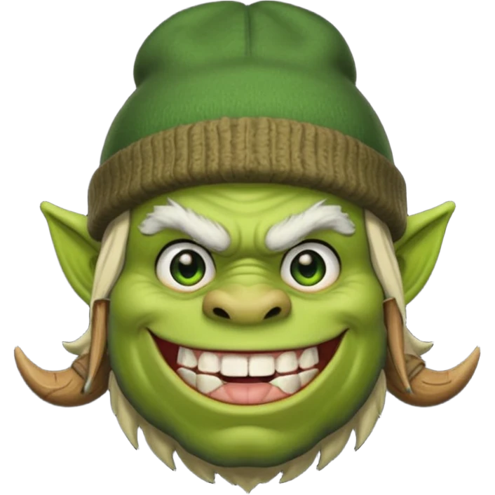 ork with beenie emoji