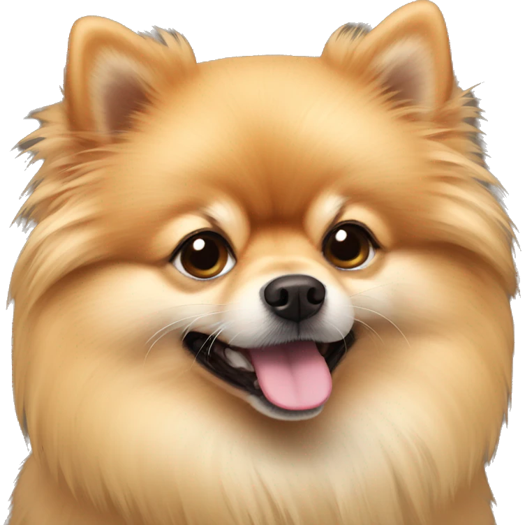 Beige Pomeranian  emoji