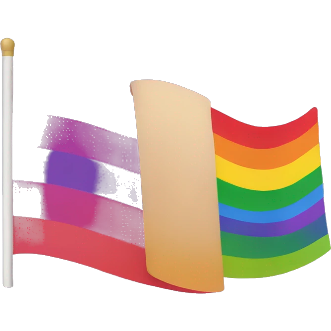 lesbian pride flag emoji