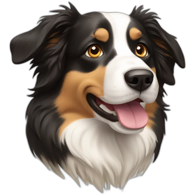 border collie golden retriever dog emoji