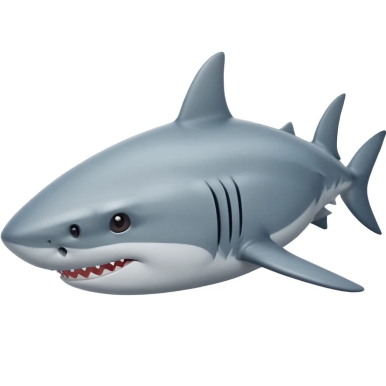 Shark sleeping emoji