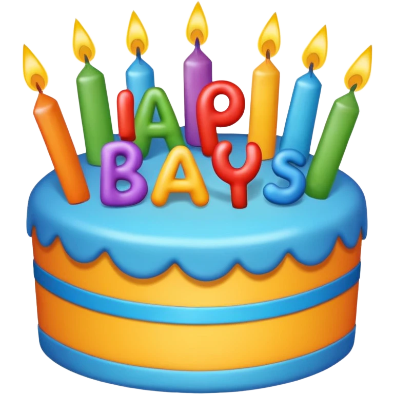 Sign with the words happy birthday  emoji