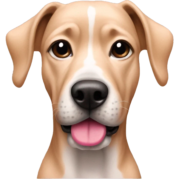 Dogg with pink flake  emoji