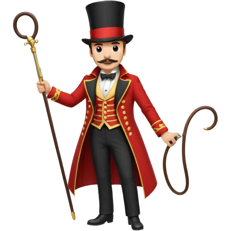 Ringmaster with Whip emoji