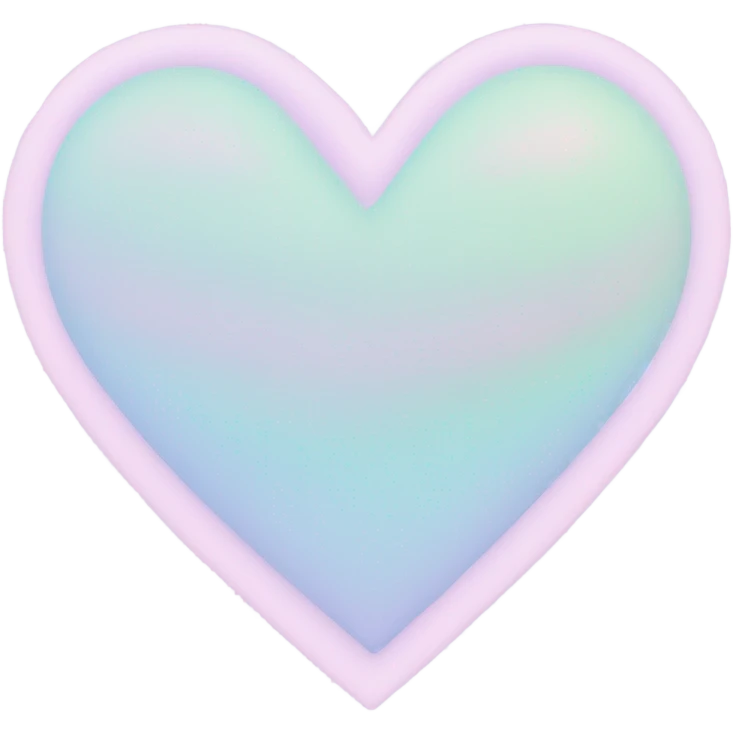 Heart-coloured-pastel-shade emoji