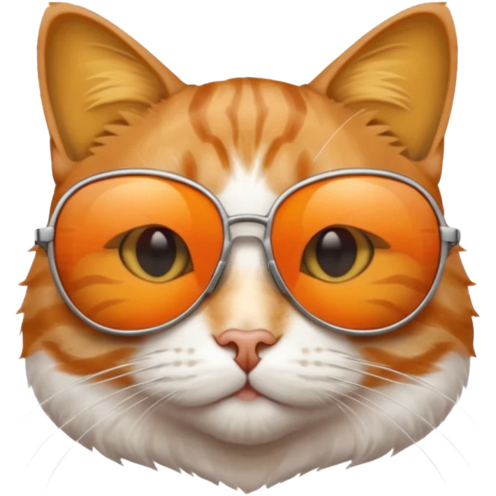 Cat wearing sunglasses emoji