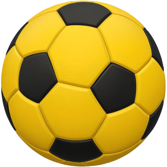 pelota amarilla con negro emoji