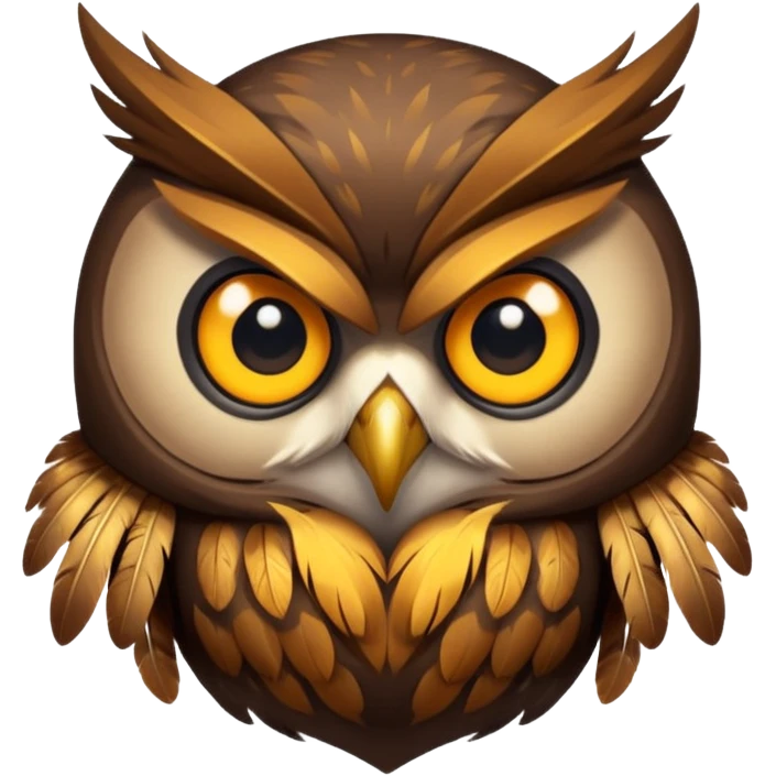 A ninja owl emoji