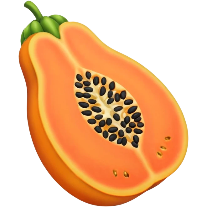 papaya  emoji