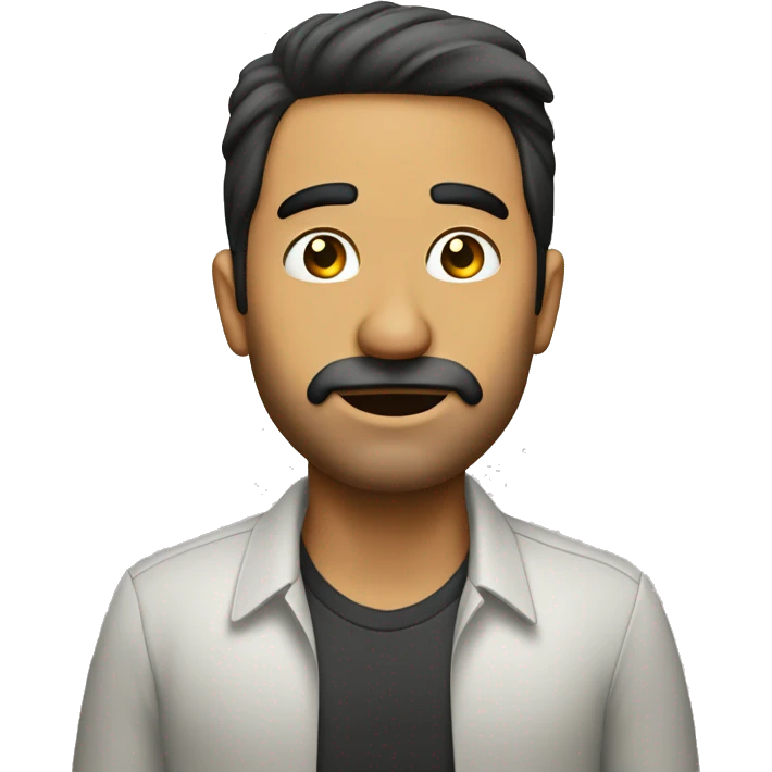 Hombre rubio subastando emoji
