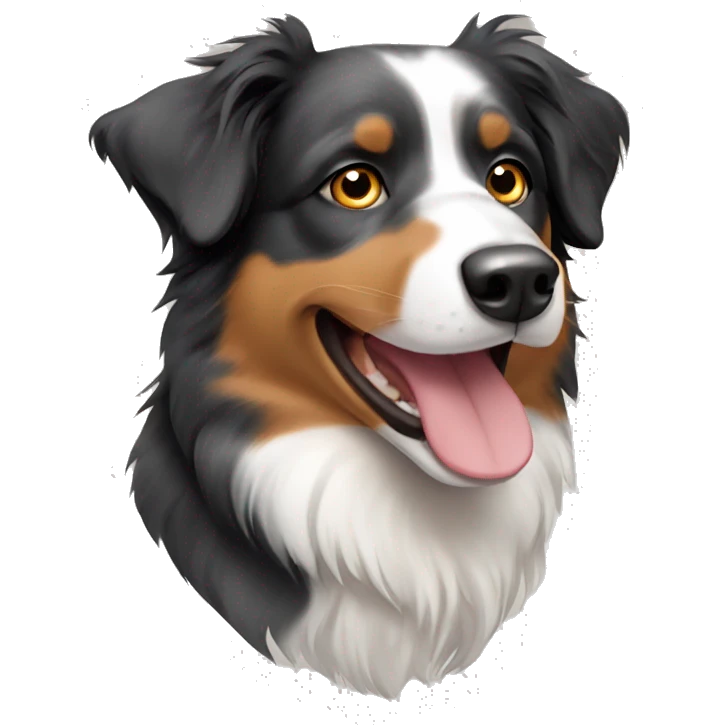 australian shepherd dog emoji