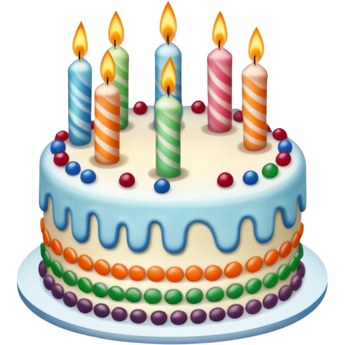 Birthday cake emoji