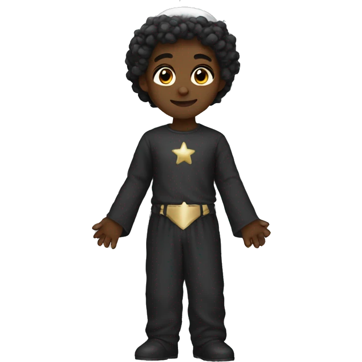 Black angel emoji
