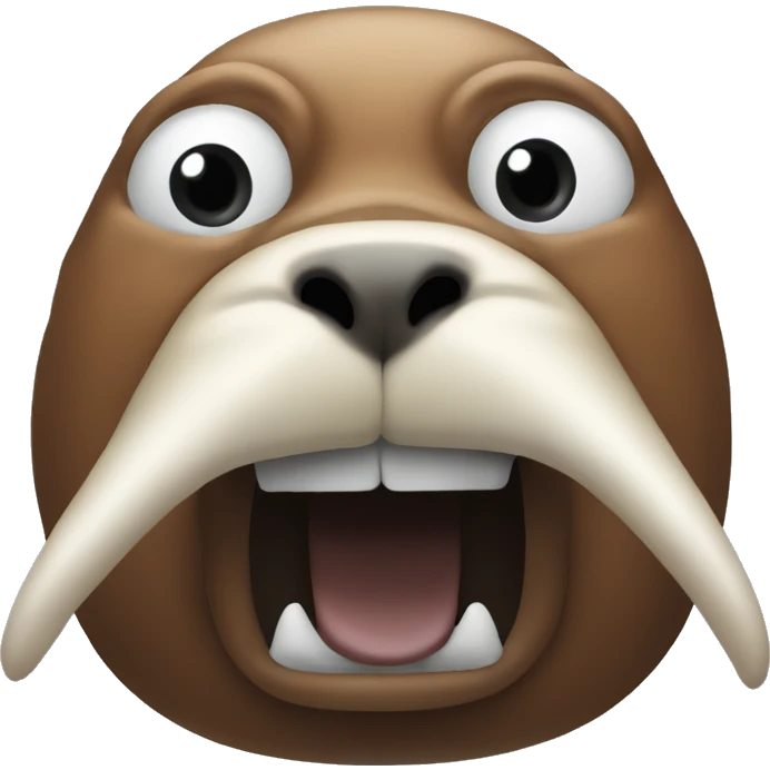 Crazy walrus  emoji
