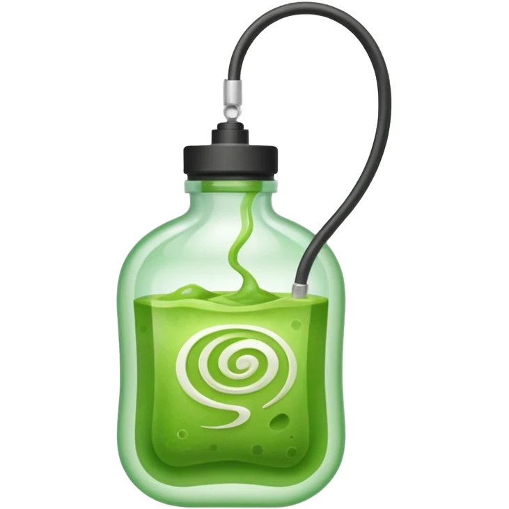 Matcha in iv bag emoji
