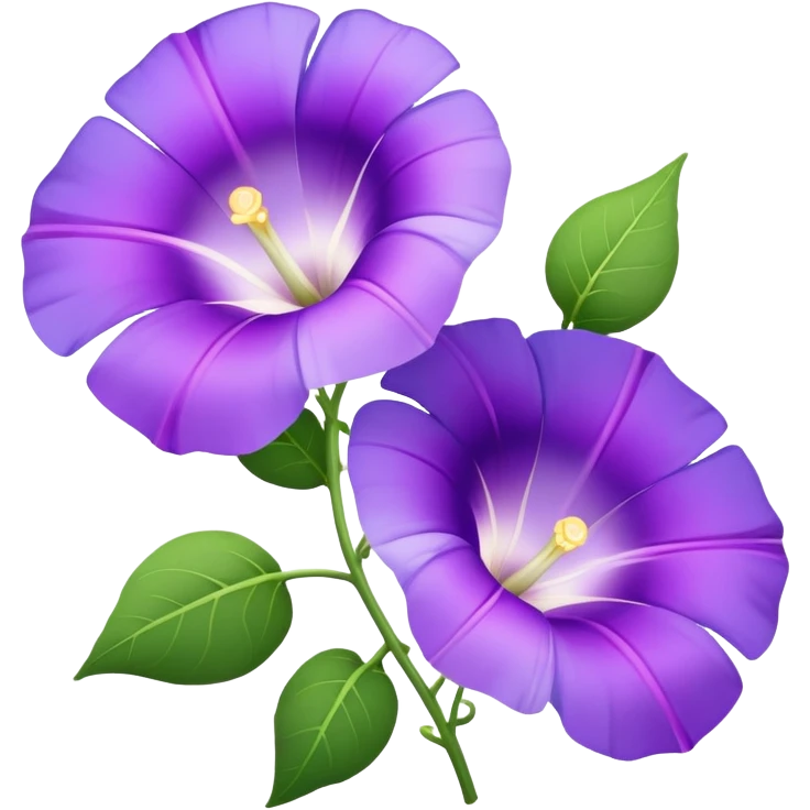 morning glory flower emoji