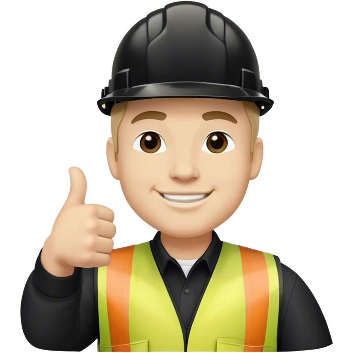 Purdue Pete black hard hat thumbs up emoji