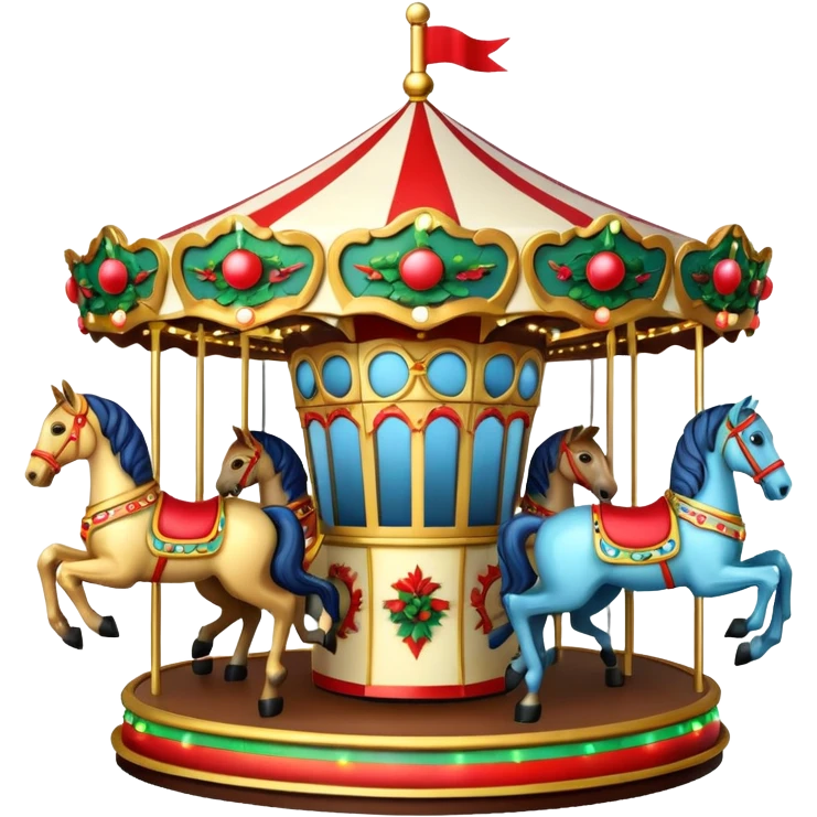 Christmas carousel emoji