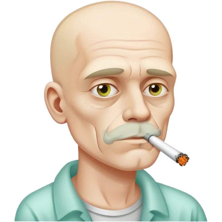 A guy smoking meth  emoji
