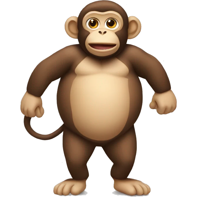 Monkey with big butt emoji