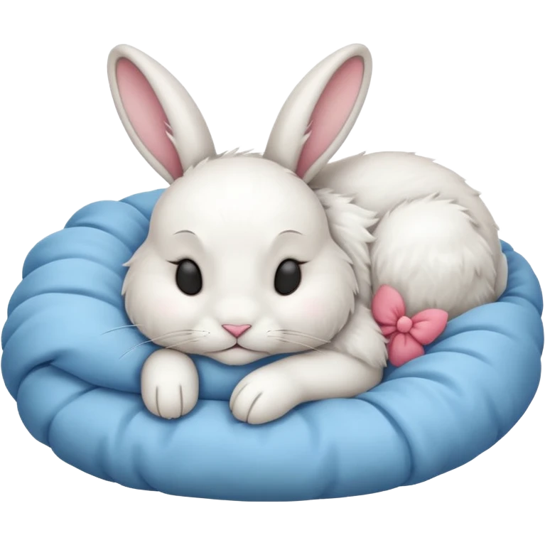rabbit sleeping emoji