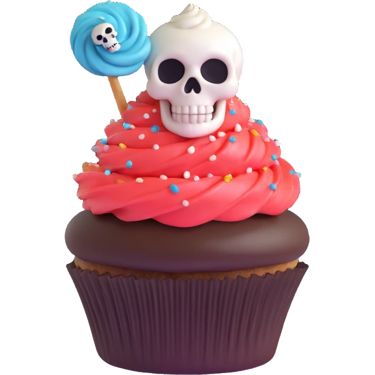 gothic cupcake emoji