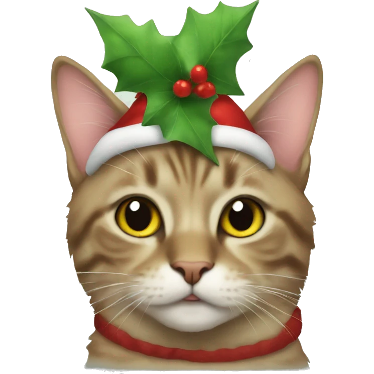 Cat Christmas  emoji