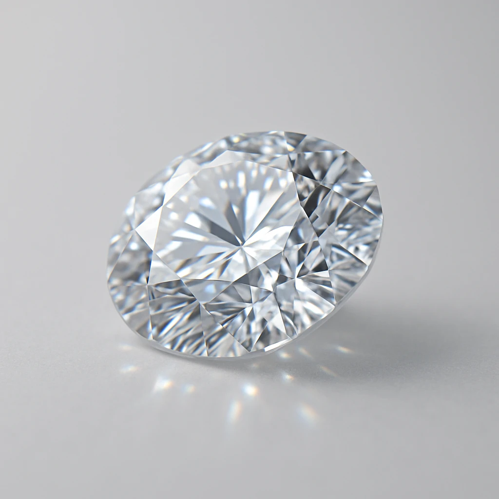 diamond, classic cut, sparkling, simple background emoji