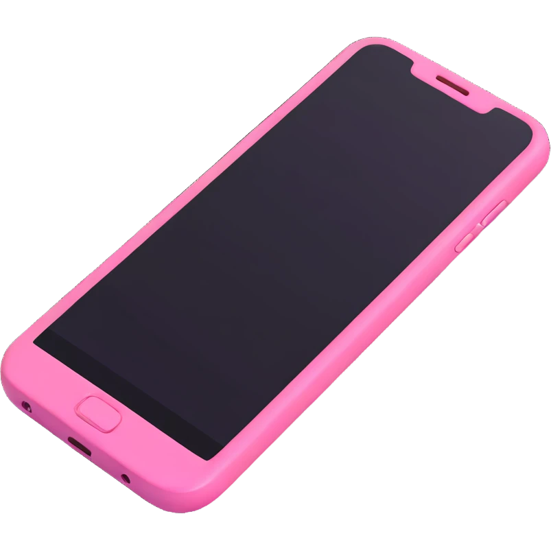 pink gothic smartphone emoji