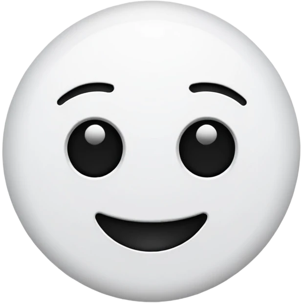 X black and white emoji