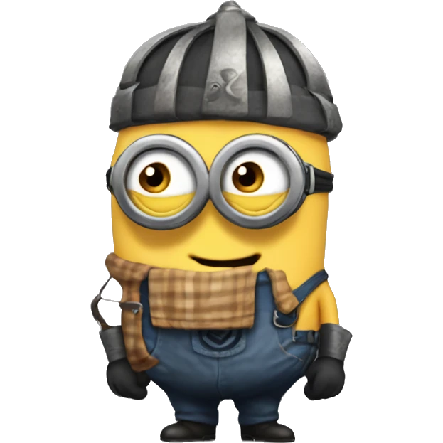 Despicable 4 character mega minion, that rides horses emoji