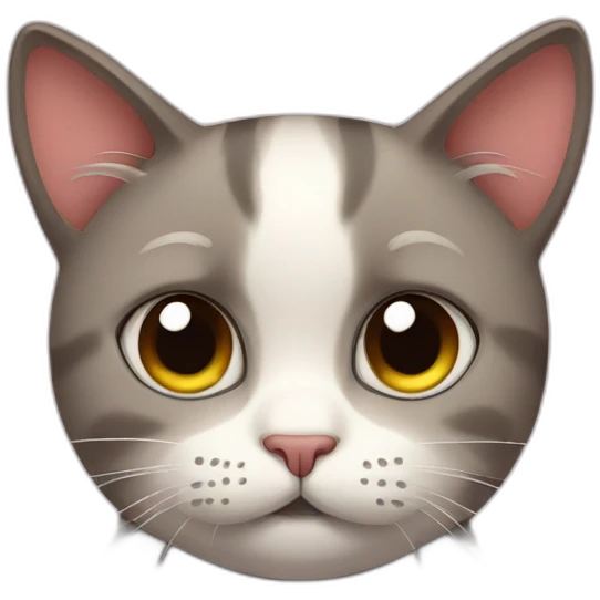 cat emoji with broken heart eyes and sad face emoji