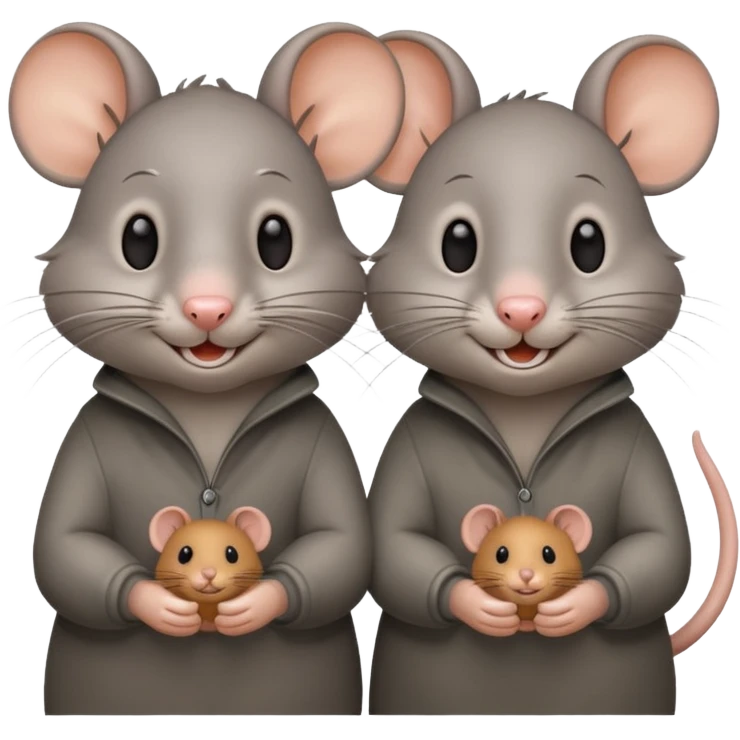 rat couple emoji