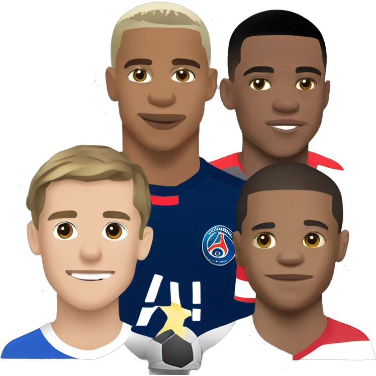 Mbappe et Griezmann  emoji