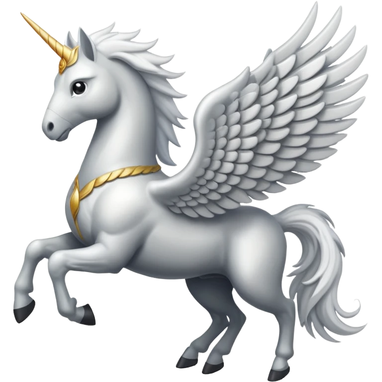 Pegaso imponente emoji
