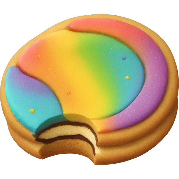 Rainbow cookies emoji