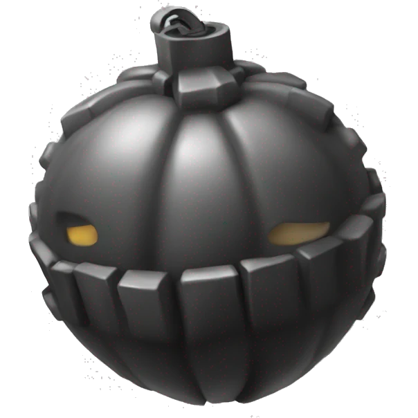 Bomb turned downwards  emoji