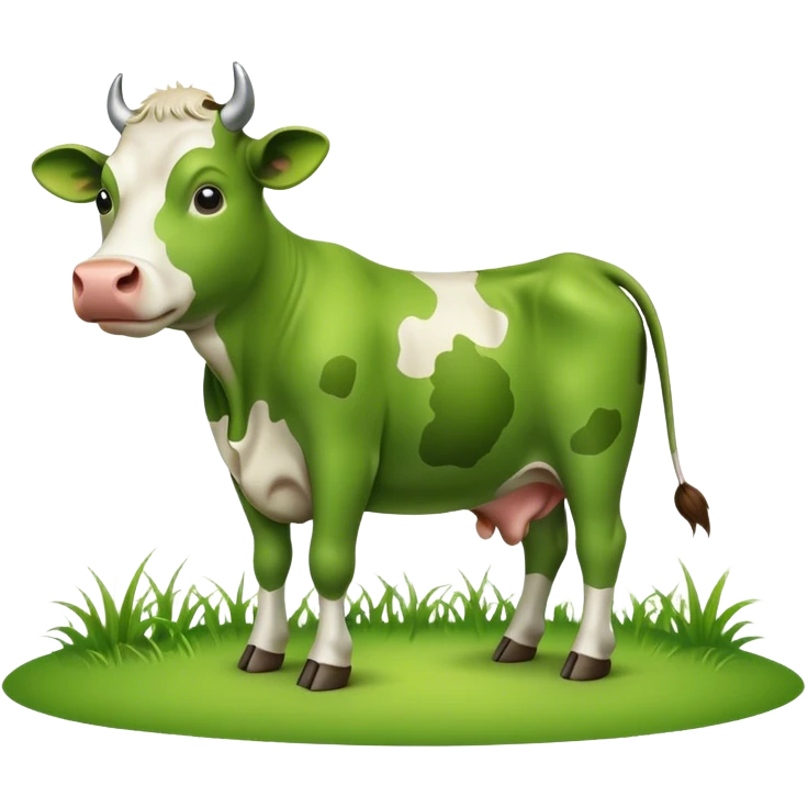 green cow emoji