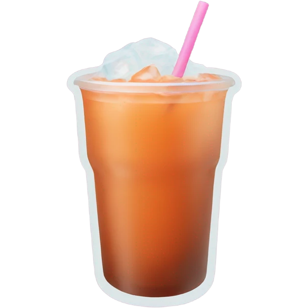 thai iced tea emoji