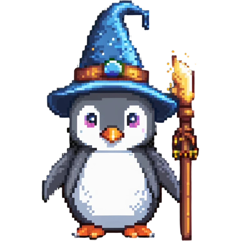 penguin wizard emoji