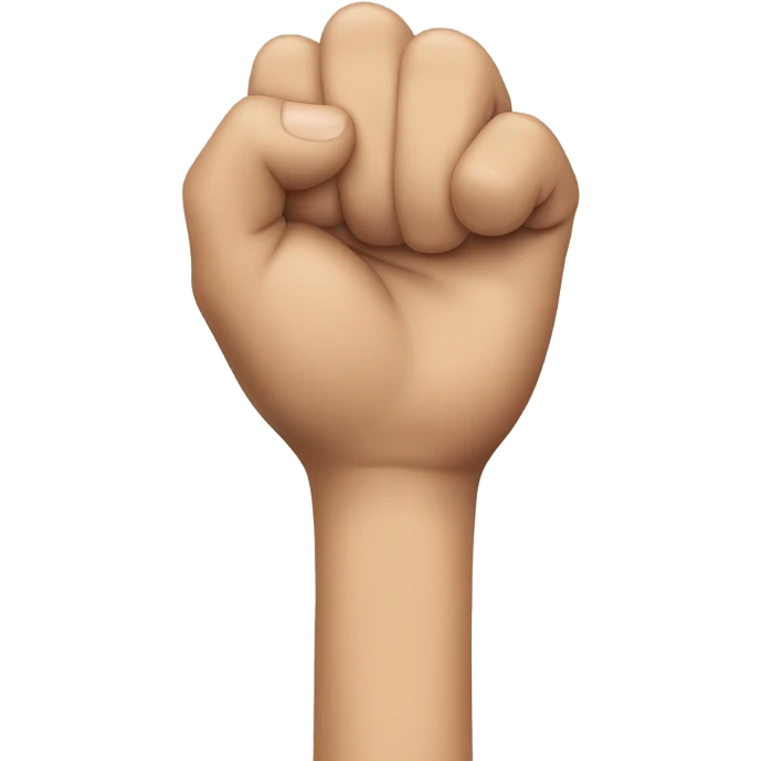 Hand holding a stick emoji